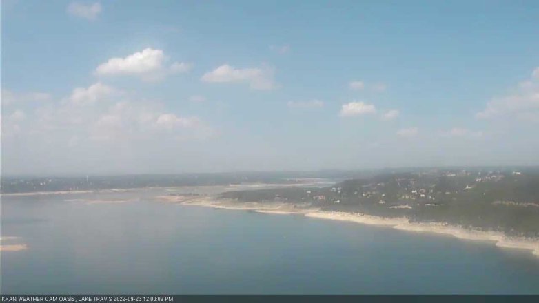Lake Travis webcam, September 23, 2022 12:00 PM CT