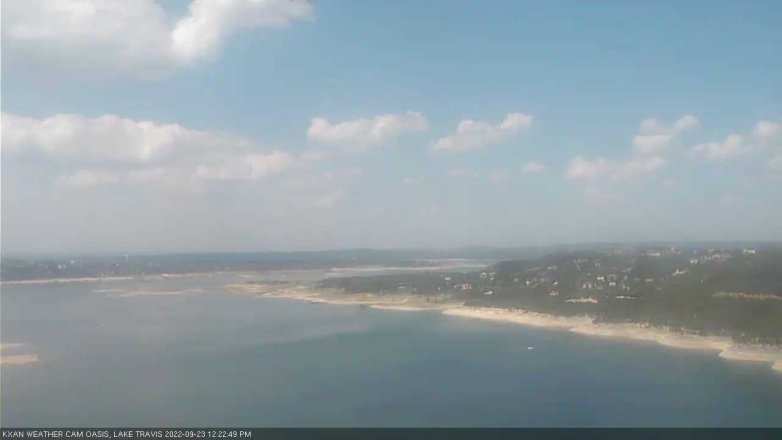 Lake Travis webcam, September 23, 2022 12:25 PM CT