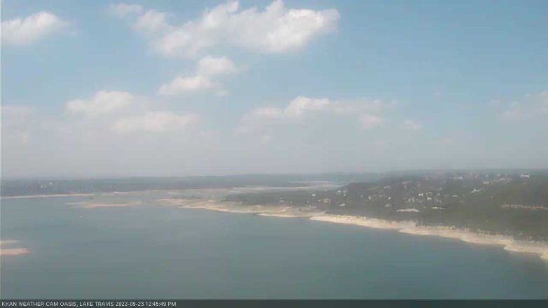 Lake Travis webcam, September 23, 2022 12:45 PM CT