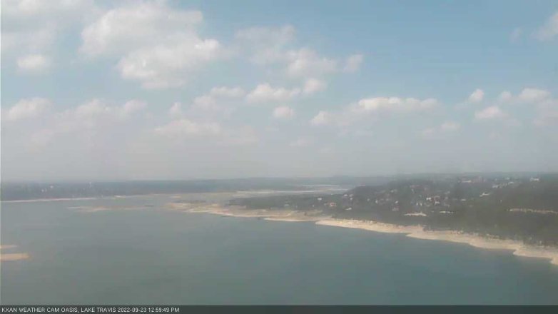 Lake Travis webcam, September 23, 2022 1:00 PM CT
