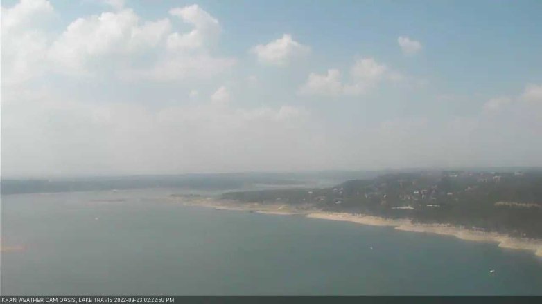 Lake Travis webcam, September 23, 2022 2:25 PM CT