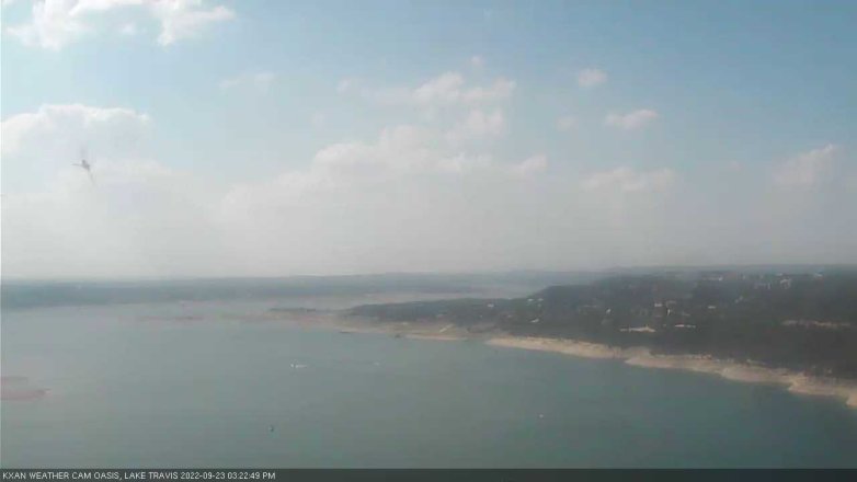 Lake Travis webcam, September 23, 2022 3:25 PM CT