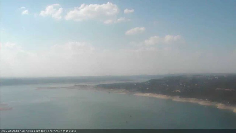 Lake Travis webcam, September 23, 2022 3:45 PM CT