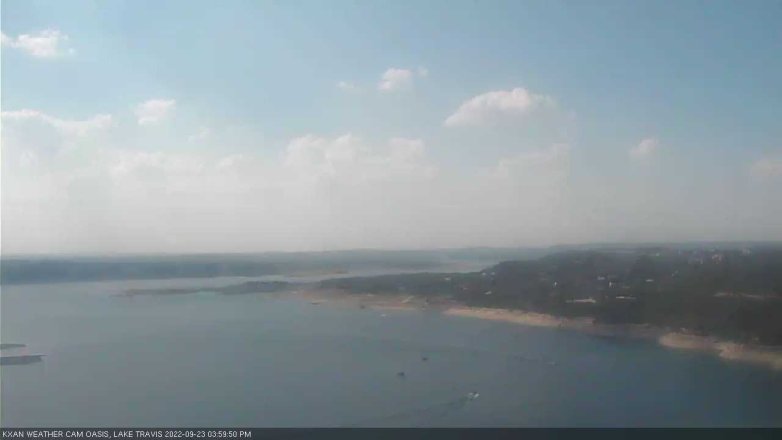 Lake Travis webcam, September 23, 2022 4:00 PM CT