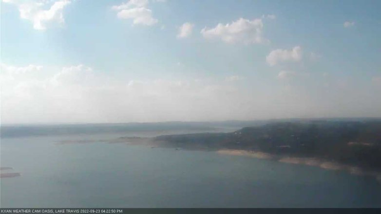 Lake Travis webcam, September 23, 2022 4:25 PM CT