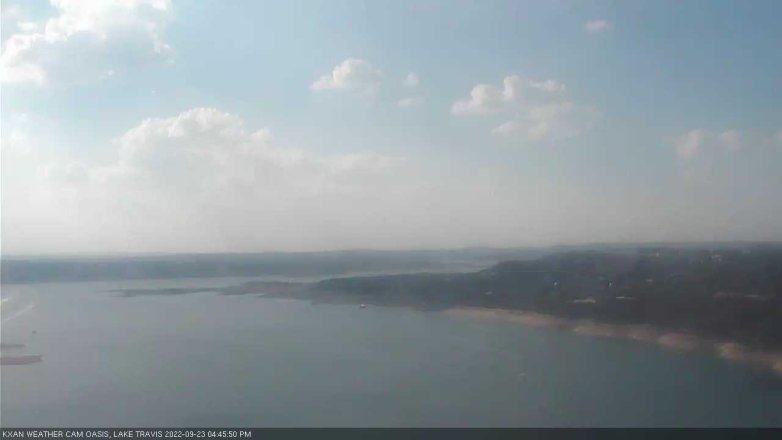 Lake Travis webcam, September 23, 2022 4:45 PM CT