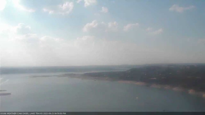 Lake Travis webcam, September 23, 2022 5:00 PM CT