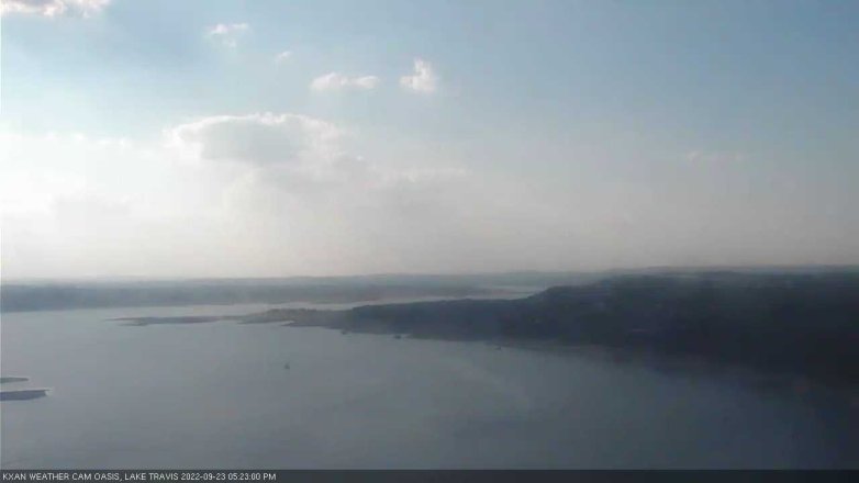 Lake Travis webcam, September 23, 2022 5:25 PM CT