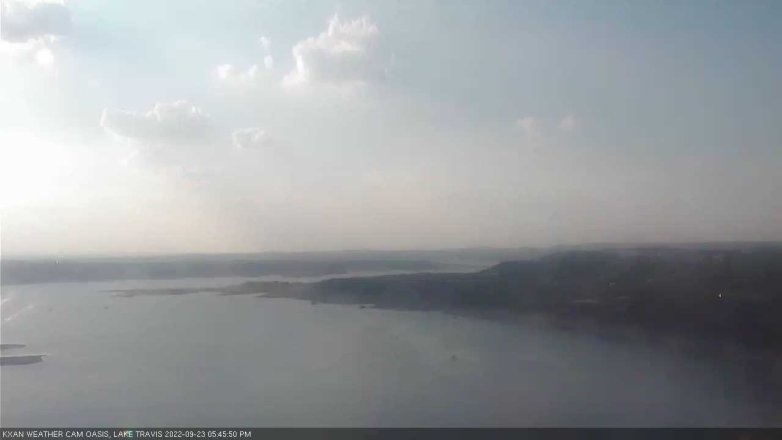 Lake Travis webcam, September 23, 2022 5:45 PM CT