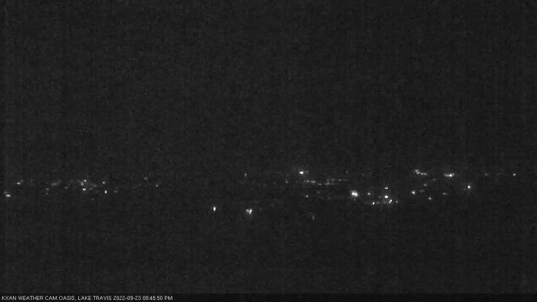 Lake Travis webcam, September 23, 2022 8:45 PM CT