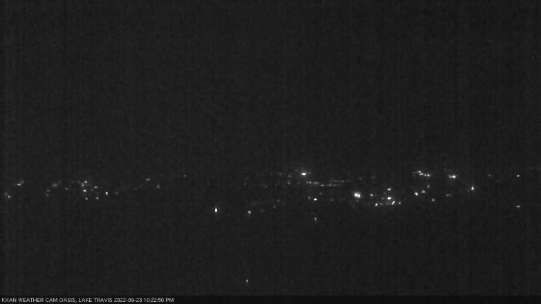 Lake Travis webcam, September 23, 2022 10:25 PM CT