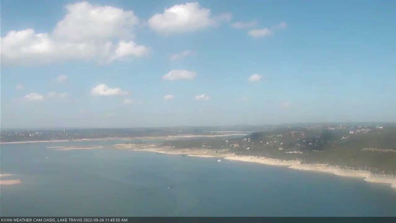 Lake Travis webcam, September 24, 2022 11:45 AM CT
