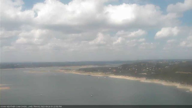 Lake Travis webcam, September 24, 2022 1:25 PM CT