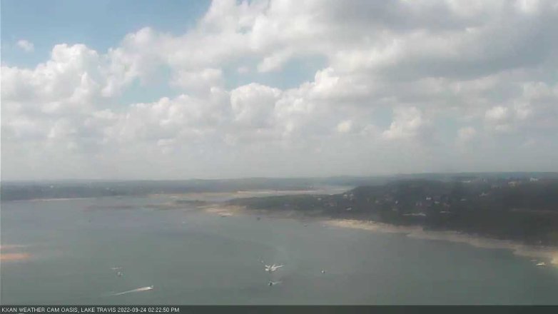 Lake Travis webcam, September 24, 2022 2:25 PM CT