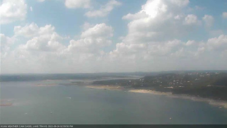 Lake Travis webcam, September 24, 2022 3:00 PM CT