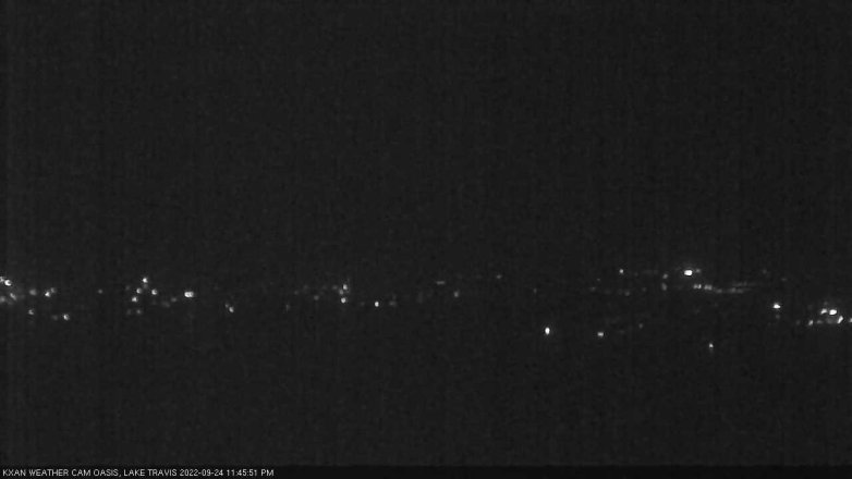 Lake Travis webcam, September 24, 2022 11:45 PM CT