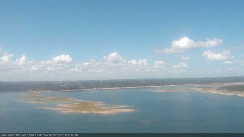 Lake Travis webcam, September 25, 2022 12:25 PM CT
