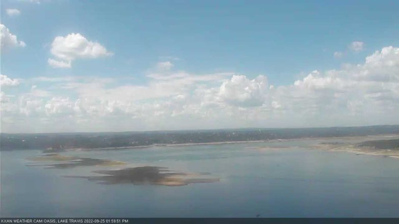 Lake Travis webcam, September 25, 2022 2:00 PM CT