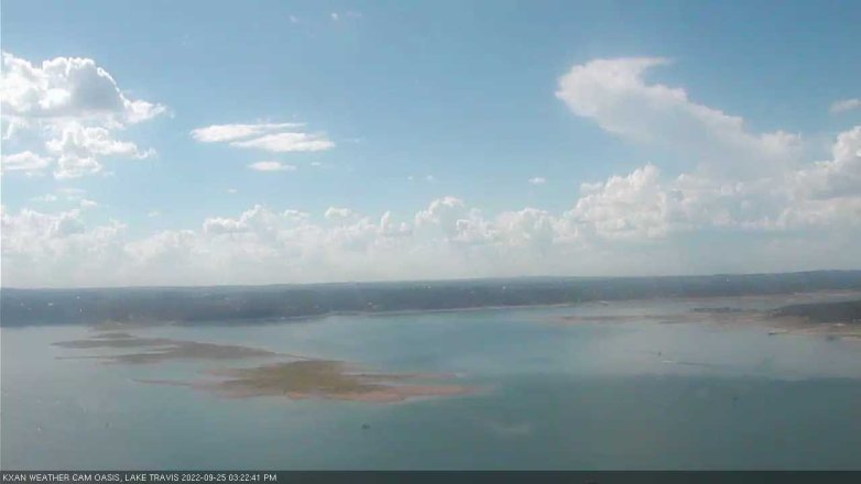 Lake Travis webcam, September 25, 2022 3:25 PM CT