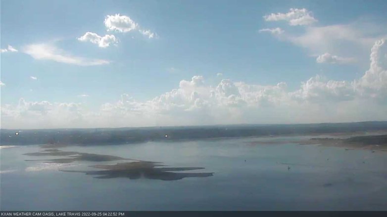 Lake Travis webcam, September 25, 2022 4:25 PM CT