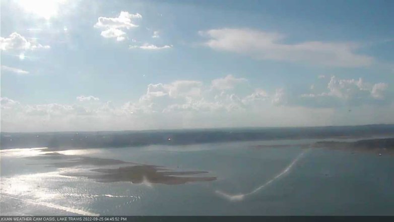 Lake Travis webcam, September 25, 2022 4:45 PM CT