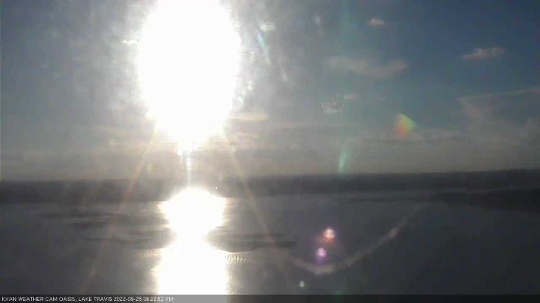 Lake Travis webcam, September 25, 2022 6:25 PM CT