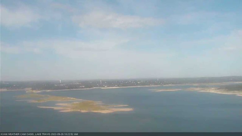 Lake Travis webcam, September 26, 2022 10:25 AM CT