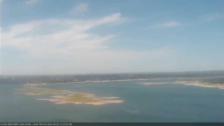 Lake Travis webcam, September 26, 2022 12:25 PM CT