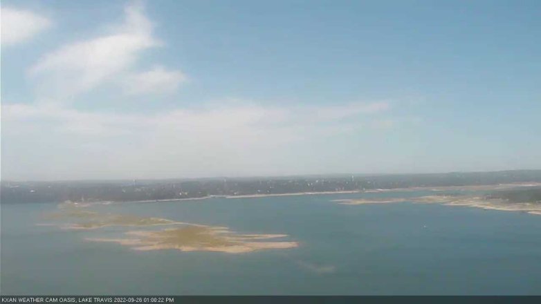 Lake Travis webcam, September 26, 2022 1:00 PM CT