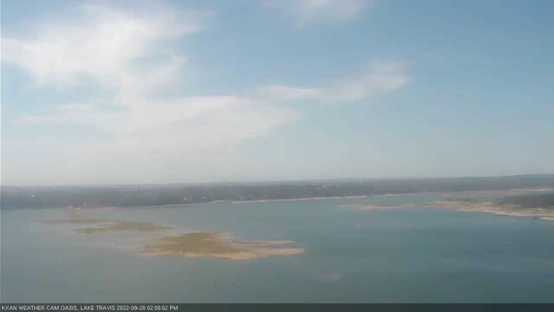 Lake Travis webcam, September 26, 2022 2:00 PM CT