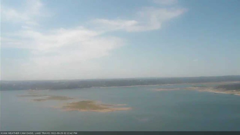 Lake Travis webcam, September 26, 2022 2:25 PM CT