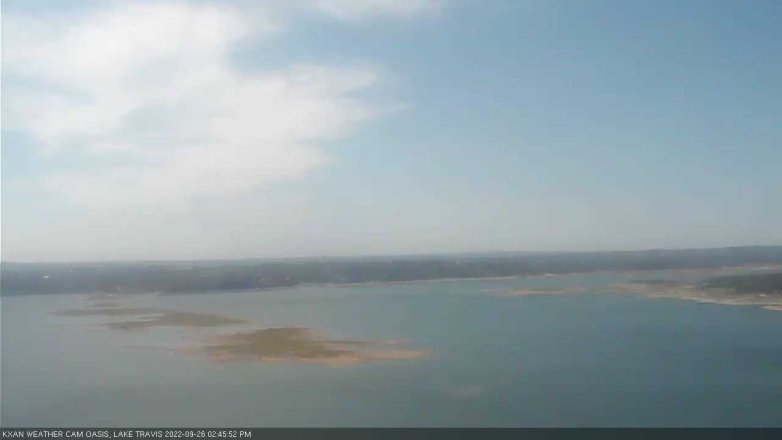 Lake Travis webcam, September 26, 2022 2:45 PM CT