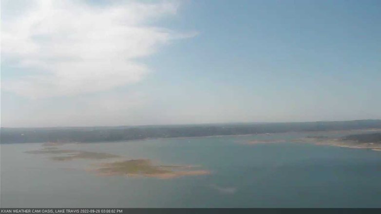 Lake Travis webcam, September 26, 2022 3:00 PM CT