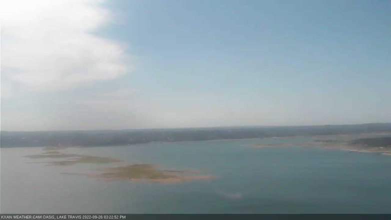 Lake Travis webcam, September 26, 2022 3:25 PM CT