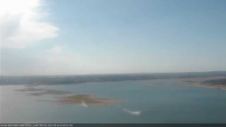 Lake Travis webcam, September 26, 2022 3:45 PM CT