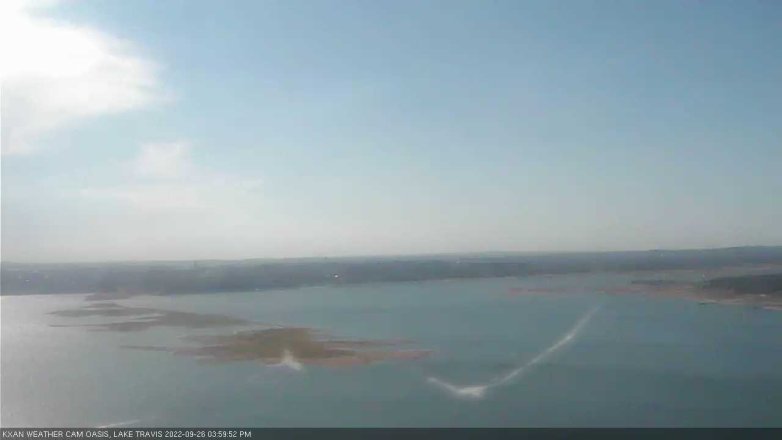 Lake Travis webcam, September 26, 2022 4:00 PM CT