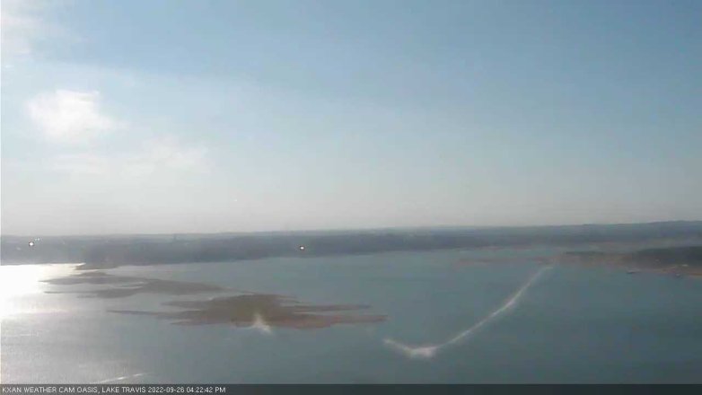 Lake Travis webcam, September 26, 2022 4:25 PM CT