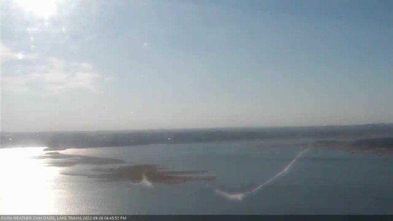 Lake Travis webcam, September 26, 2022 4:45 PM CT