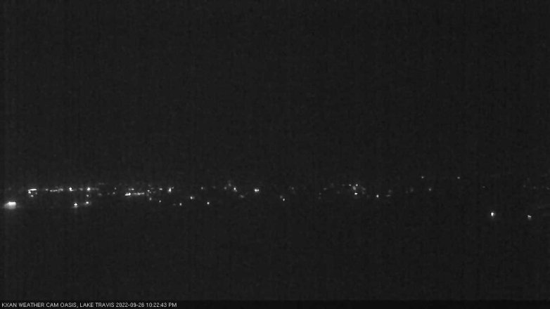 Lake Travis webcam, September 26, 2022 10:25 PM CT