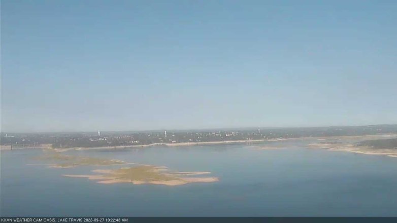 Lake Travis webcam, September 27, 2022 10:25 AM CT