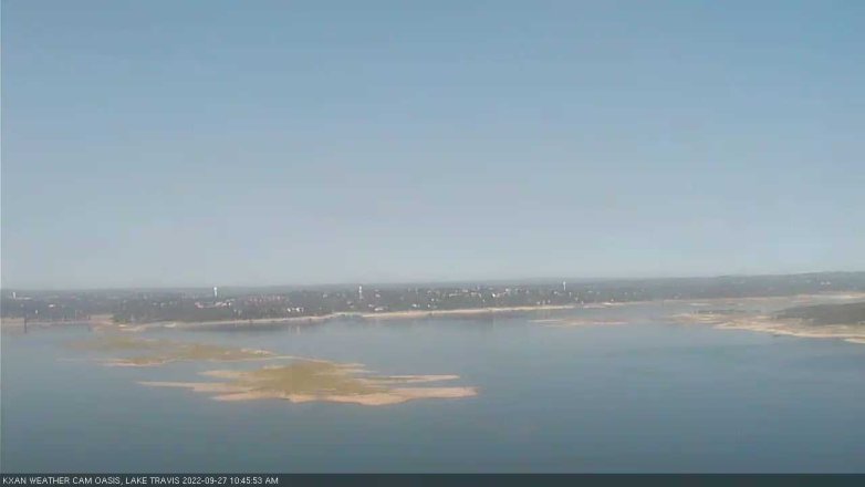 Lake Travis webcam, September 27, 2022 10:45 AM CT