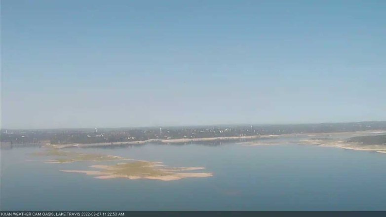 Lake Travis webcam, September 27, 2022 11:25 AM CT