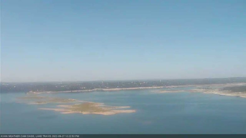 Lake Travis webcam, September 27, 2022 12:25 PM CT