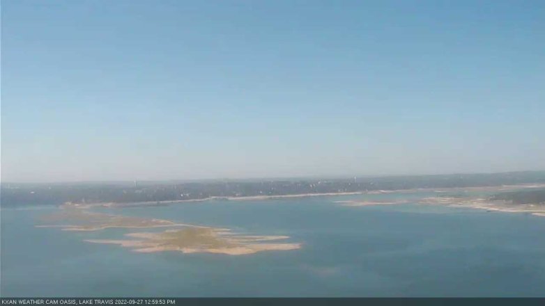 Lake Travis webcam, September 27, 2022 1:00 PM CT