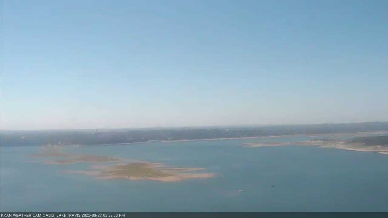 Lake Travis webcam, September 27, 2022 2:25 PM CT
