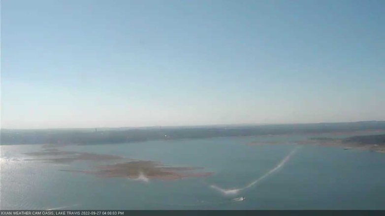 Lake Travis webcam, September 27, 2022 4:00 PM CT