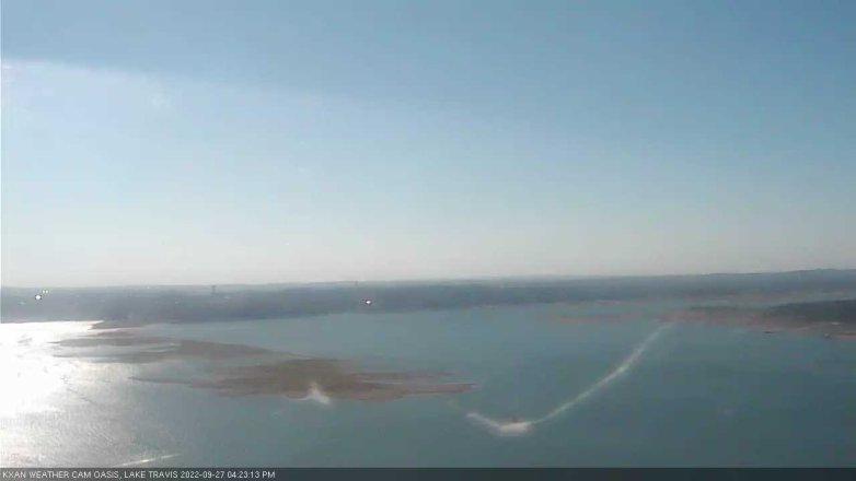 Lake Travis webcam, September 27, 2022 4:25 PM CT