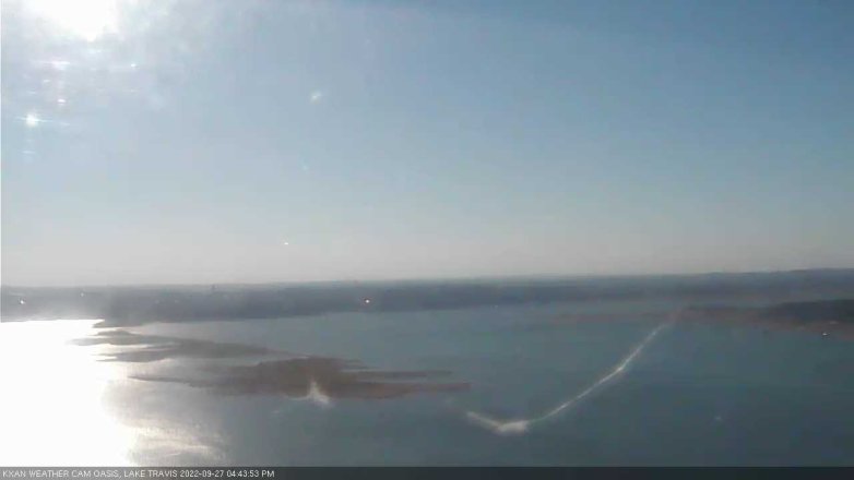Lake Travis webcam, September 27, 2022 4:45 PM CT
