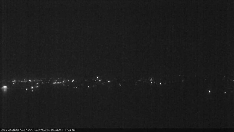 Lake Travis webcam, September 27, 2022 11:25 PM CT