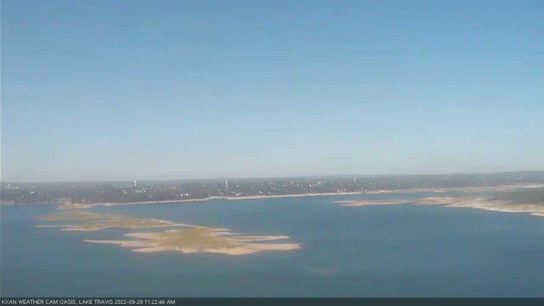 Lake Travis webcam, September 28, 2022 11:25 AM CT